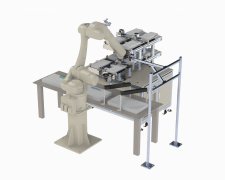 【産(chǎn)品展示】視覺引導貼合裝(zhuāng)配機、視覺引導上下料設備